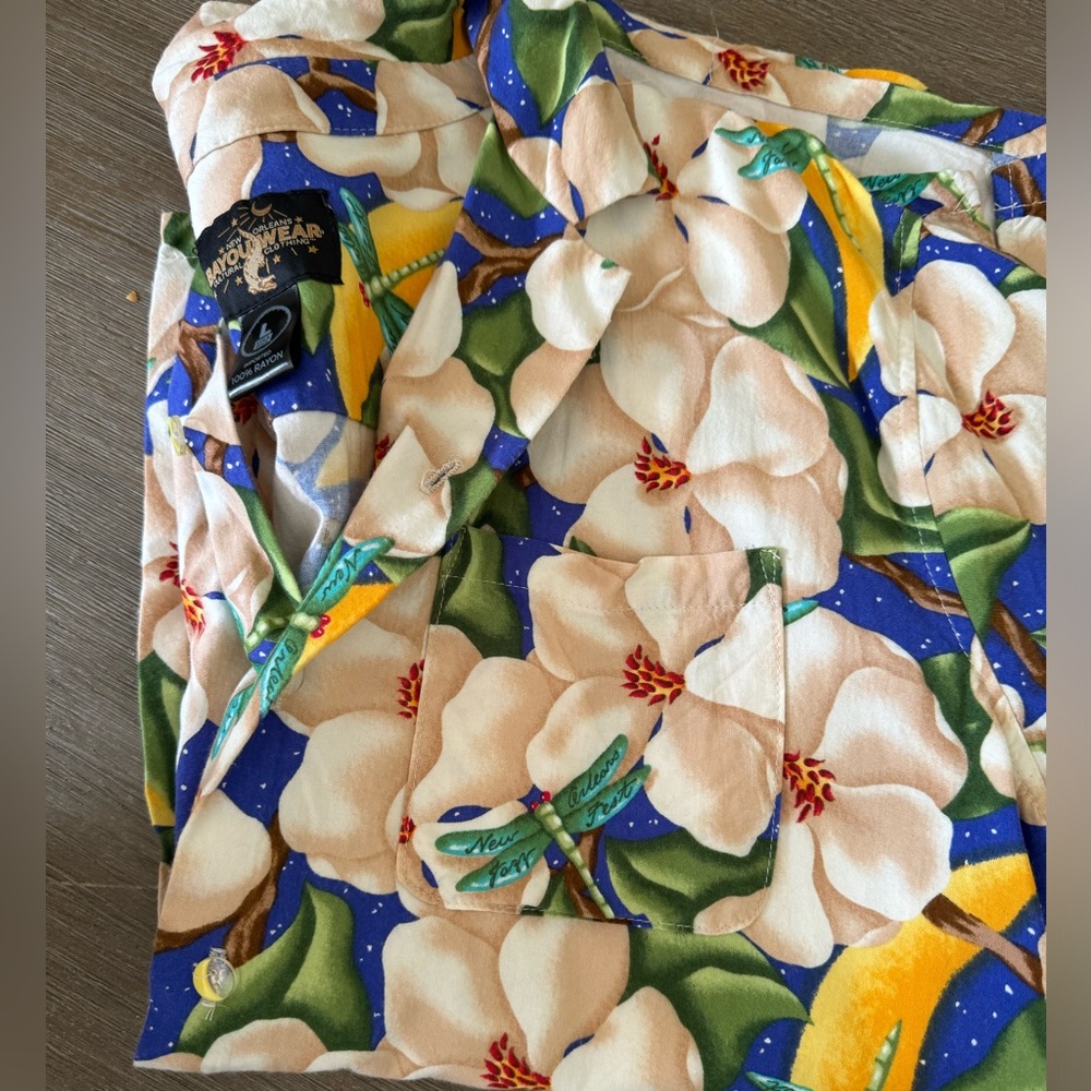 Bayou Wear 2023 Jazz Fest Magnolia Button Down!